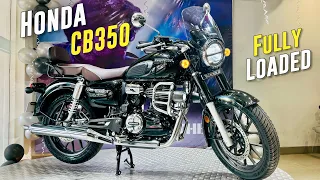 Fully Loaded 2024 Honda CB 350 All Black : All Accessories Details | On Road Price With Accessories