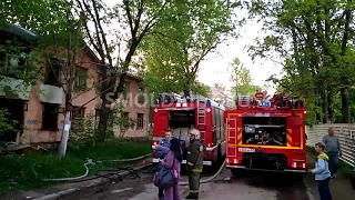 Пожар в Смоленске 15.05.2018