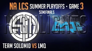 Highlights TSM vs LMQ PAX Semi Final | Game 3 S4 NA LCS Playoffs Worlds Regional Qualifier