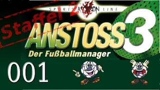 Anstoss 3 S2 #001 ⚽ Auf geht's in eine neue Karriere ⚽ Let's Play deutsch/german gameplay