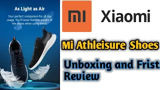 Mi Athleisure Shoes Unboxing And Frist Review | Mi New Shoes Unboxing | Satya Tech Hits