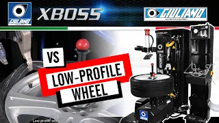 XBOSS tyre changer vs Low Profile Wheel