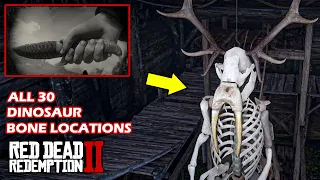 RDR2 All 1/30 Dinosaur Bones Location Guide & Reward (2K 60FPS)