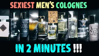 10 SEXIEST MEN'S COLOGNES (IN 2 MINUTES!!)