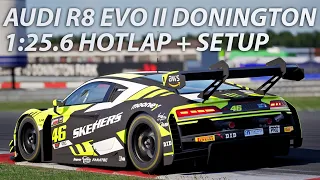 AUDI R8 LMS EVO II DONINGTON HOTLAP + SETUP | ACC