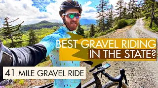 41 mile Gravel Bike Adventure Ride VLOG - Deep epic riding in the Cascade Mountains, Washington