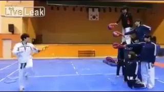 AMAZING Unbelievable Helicopter Kick