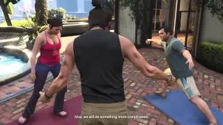 GTA V (PS4) MISSION #22 - DID SOMEBODY SAY YOGA?