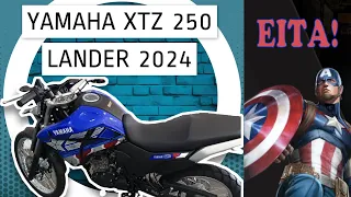 Yamaha XTZ 250 Lander 2024 Capitão América | relançada em detalhes