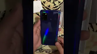 Samsung a31 unboxing 2020 blue