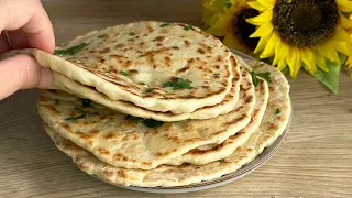 Only FLOUR and YOGURT flatbread super easy delicious  💯 no yeast no waiting ‼️ready in minutes