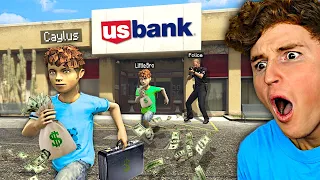 Robbing MEGA BANK As KIDS In GTA 5 RP.. (HARD)