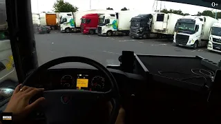 POV Nikotimer Germany Netherlands and UK driving by Scania R450 Truck