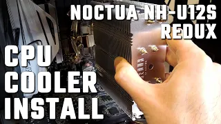 Installing Noctua NH U12S Redux CPU Cooler