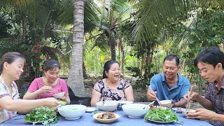 Bữa Cơm Đơn Giản Mà Ngon với Món Cá Rô Đồng Kho Tiêu Thêm Nồi Canh Rau Vườn Mát Rượi | BQCM & Family