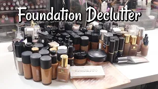 Foundation Collection and Declutter | Getting Rid of Half My Foundations