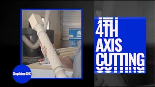 Table Leg Cutting with 4th Axis on CNC Router