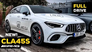 2020 MERCEDES CLA45 S AMG NEW FULL DRIVE POV Review BRUTAL Acceleration SOUND 4MATIC+ Shooting Brake