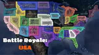 Battle Royale: USA - Hoi4 Timelapse