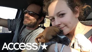 Luke Perry's Daughter Is Missing Her Dad 'A Little Extra' & Shares A Sweet Pic | Access