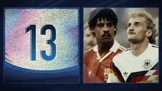 Rijkaard spits at Voller - 1990