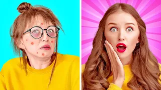MAKEOVER TIME! || Ultimate Girly Hacks To Save The Day