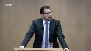 Jimmie Åkesson - det behövs lag och ordning i Sverige