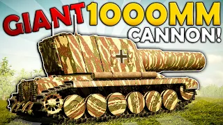 I Built An EPIC CURSED 1000MM Cannon Tank In Sprocket Tank Design!