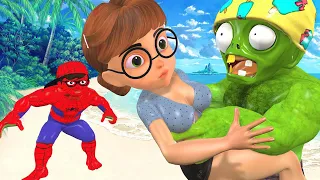 Scary Teacher 3D - NickSuper and Miss T vs Boss Zombie rescue Tani - Nick Love Tani