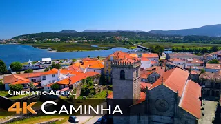 CAMINHA 🇵🇹 Drone Aerial 4K | Viana do Castelo PORTUGAL