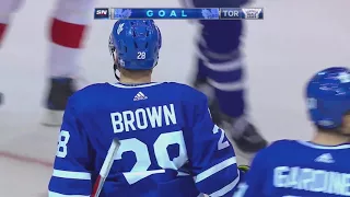 Connor Brown 3rd Goal of the Season! 10/18/17 (Detroit Red Wings vs Toronto Maple Leafs)