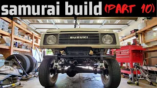 Samurai Build (Part 10) Frame Plates & Front Axle Install