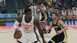 Iowa vs Illinois - College Basketball 3/6/2022 - NCAA Full Game Highlights - NBA 2K22 Sim