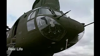 1999, CH47 Chinooks (US Army) up close and inflight, CFB Wainwright, Alberta, Canada