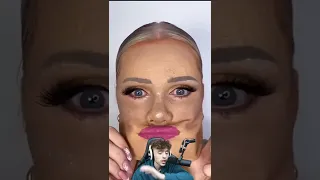 girl removes 100 layers of makeup