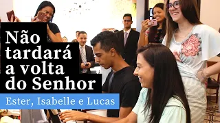 Não tardará a volta do Senhor | Ensaio Hino 398H5 CCB | Piano 4Mãos S/Edição(Lucas,Ester e Isabelle)