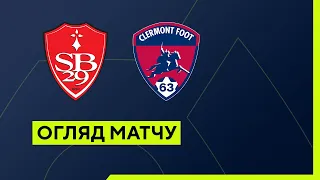 Brest — Clermont Foot. Championship of France. League 1. Matchday 36. Highlights. 21.05.2023.