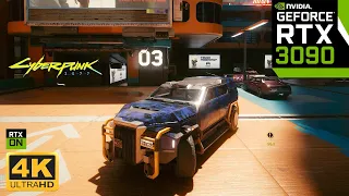 Cyberpunk 2077 Free Roam Driving Gameplay : SUV Truck | RTX 3090 MAX SETTINGS 4K Ray Tracing