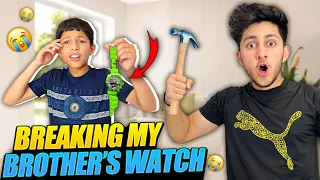 Breaking My 10 Year Brother Watch And Giftting Him New Apple Watch Worth ₹50,000
