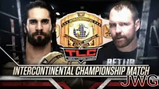 WWE 2K19 TLC 2018 SIMULATION SETH ROLLINS VS DEAN AMBROSE FOR INTERCONTINENTAL CHAMPION