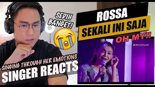 Rossa - Sekali Ini Saja (25 Shining Years Concert) | SINGER REACTION