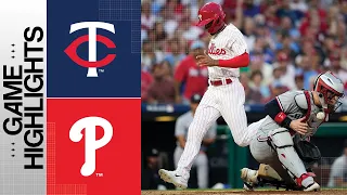 Twins vs. Phillies Game Highlights (8/11/23) | MLB Highlights