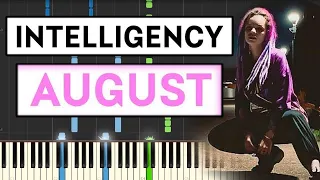 INTELLIGENCY - AUGUST (Piano tutorial)