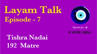 Layam Talk 🔹 Tishra Nadai 🔹 Episode 7 🔺Online Mridangam Class #Korvais_For_All