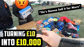 Karen Spotted at the Car Boot Sale !!! 😡😡  l Episode 5 I £10 to £10,000 Challenge