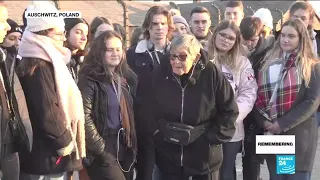 Auschwitz, 75 years on: Survivor returns to death camp to tell her story to French students
