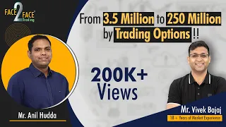 This IIM MBA turned Trader made 250 millions from Options Trading !!! #Face2Face with Anil Hudda