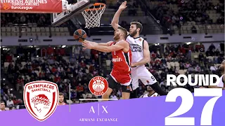 Olympiacos rallies to sink and sweep Milan! | Round 27, Highlights | Turkish Airlines EuroLeague