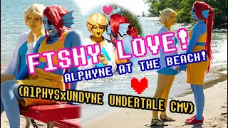 FISHY LOVE! - Alphyne at the Beach! | Alphys x Undyne Undertale Cosplay Music Video (CMV)