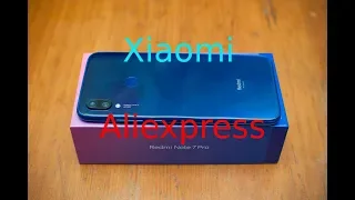 Aliexpress. Xiaomi Redmi Note 7 Pro Распаковка